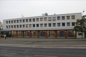 Außenansicht des Ostbrandenburger-Lubusker Kooperationszentrums für Brand-, Katastrophen- und Zivilschutz sowie Rettungsdienst